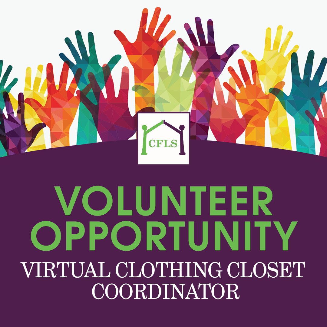 Volunteer Opportunity: Virtual Clothing Closet Coordinator